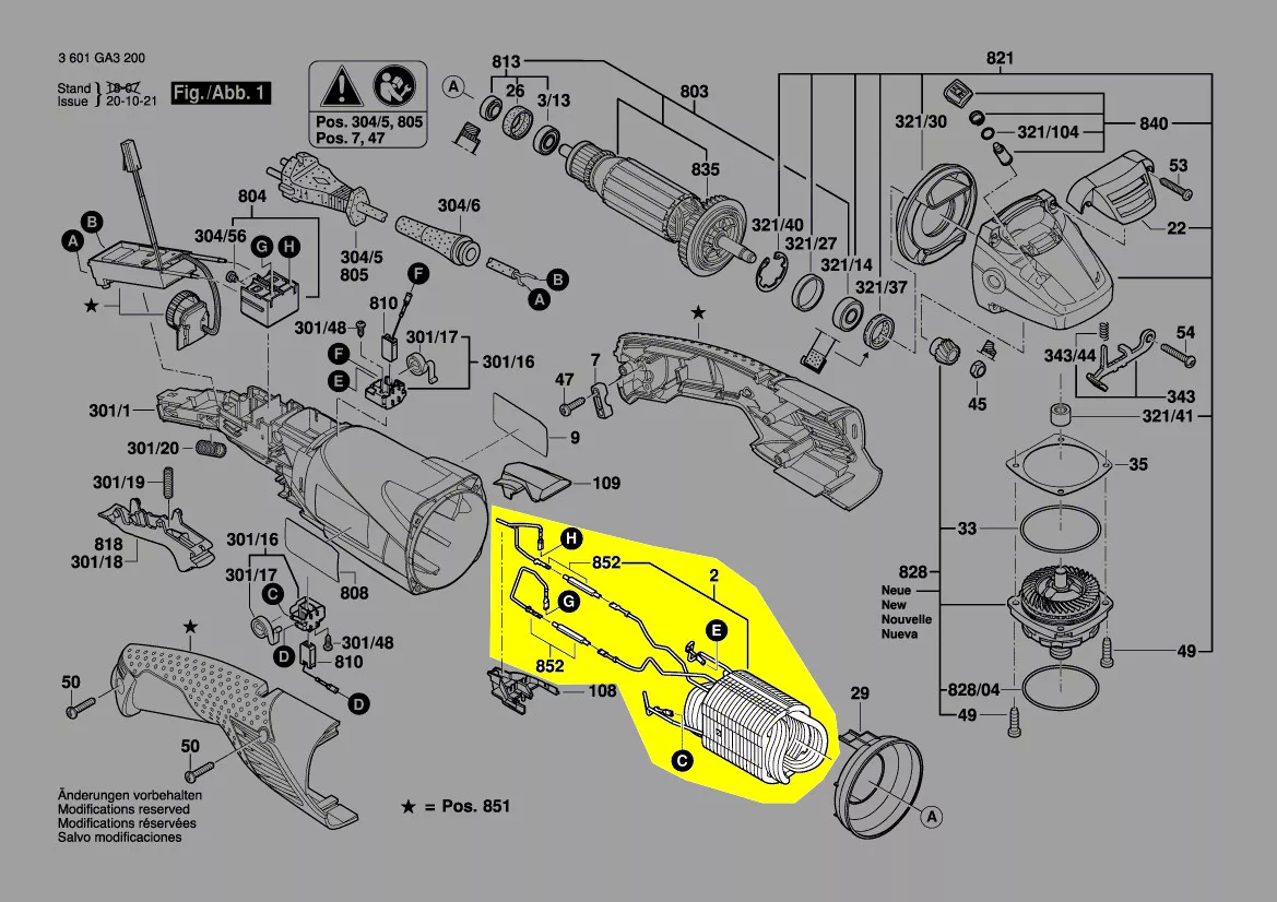 Stator réf. 1 604 220 417 Bosch